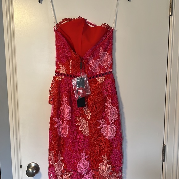 X REVOLVE Times Dress in Pink - Picture 6 of 8